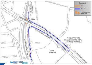 Acesso à Francisco Junqueira a partir da Maurílio Biagi será interditado na segunda-feira