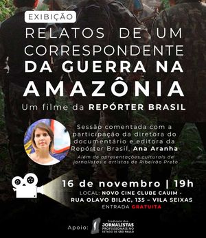 Ribeirão Preto recebe novas sessões de filme sobre Dom Phillips e desafios da cobertura jornalística na Amazônia