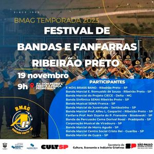 Ribeirão retoma o tradicional Festival de Bandas e Fanfarras neste final de semana