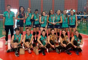 Vôlei feminino de Ribeirão é vice-campeão estadual