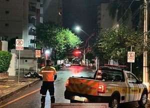 Cruzamento das ruas Barão do Amazonas e Prudente de Morais tem interdição total