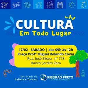 Jd. Zara recebe o Cultura em Todo Lugar neste sábado