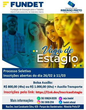 Prefeitura abre processo seletivo para a contratação de estagiários