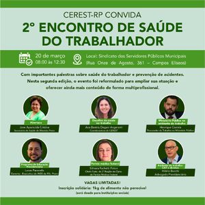 Saúde promove 2º Encontro CEREST
