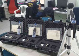 Agentes do Departamento de Fiscalização Geral recebem treinamento para utilização de novos decibelímetro