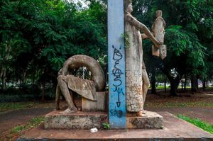 Obras de Bassano Vaccarini no Parque Maurílio Biagi serão restauradas