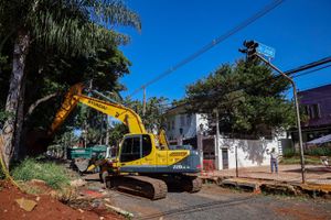 Avenida Nove de Julho tem obra iniciada