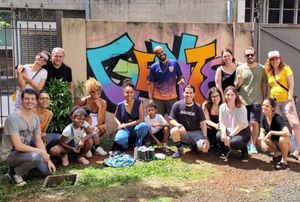 Oficina de graffiti é destaque no MARP