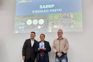 Saerp recebe prêmio ACERTAR TOP-10 melhores municípios com gestão de saneamento básico de qualidade