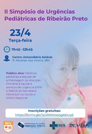 Samu promove II Simpósio de Urgências Pediátricas