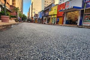 Serviço de implantação asfáltica é concluída na Rua Visconde de Inhaúma