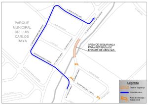 Trecho de via que liga o Botânico à avenida Maurílio Biagi será interditado na noite de terça-feira