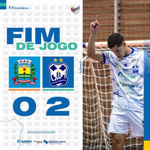Barão de Mauá/Futsal Ribeirão avança às oitavas da Taça EPTV com vitória sobre Bebedouro