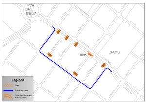 Cruzamento da pista Centro/Bairro da avenida Treze de Maio com a rua Laguna será interditado