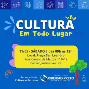 Jardim Paulista recebe atrações gratuitas do “Cultura em Todo Lugar” neste sábado