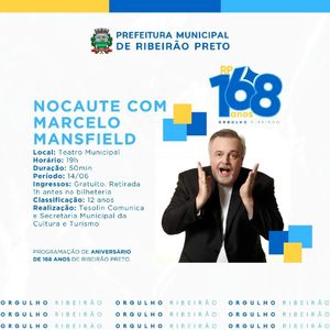 Marcelo Mansfield retorna ao palco do Teatro Municipal com o seu solo “Nocaute”