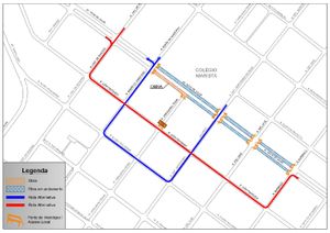 RP Mobi alerta para novo trecho interditado na Nove de Julho