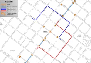 Cruzamento da rua São José com a rua Prudente de Morais será interditado neste feriado