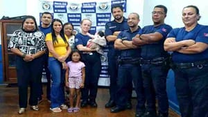 Ação rápida da GCM salva bebê engasgada em Batatais