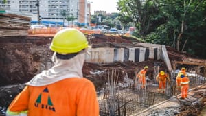 Obras das pontes da Avenida Maurílio Biagi avançam e prometem melhorar a mobilidade em Ribeirão Preto