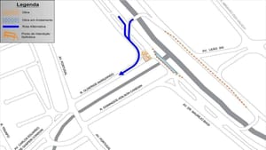 Acesso de rua da zona Sul foi interditada definitivamente