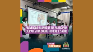 Alunos da EJA Jaboticabal participam de palestra sobre higiene e saúde