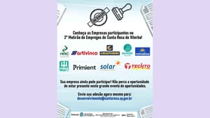 Confira as Empresas participantes no 2º Mutirão de Empregos de Santa Rosa de Viterbo