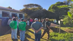 Curso prático de agrofloresta reúne mais de 40 participantes em Nhumirim em Santa Rosa do Viterbo