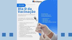 Dia D de Vacinação em Altinópolis é neste sábado, 10 de Maio