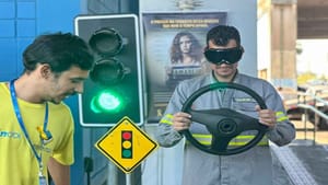 Funcionários da RP Mobi participam de ação especial do Maio Amarelo