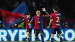 Liga dos Campeões: Rafinha marca e garante empate de Barça com Inter