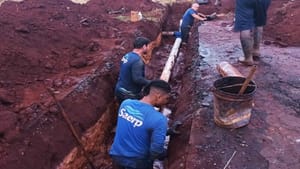 Saerp realiza intervenção na rede de água do Jardim Canadá