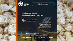 Trilha sonora em foco: oficina gratuita desvenda a música no cinema em Ribeirão Preto