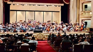 Dia especial de orquestra no Theatro Pedro II para 350 alunos da rede municipal