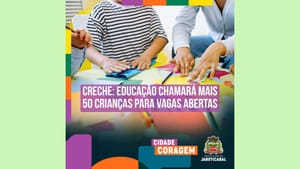 Educação chamará mais 50 crianças para vagas abertas em creches de Jaboticabal