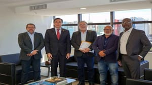 Em Brasília, o Prefeito de Santa Rosa de Viterbo solicita melhorias na infraestrutura urbana