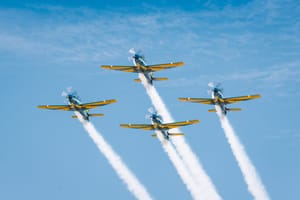 Esquadrilha da Fumaça celebra 169 anos de Ribeirão Preto com espetáculo aéreo