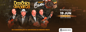 Feijoada do Bim celebra 169 anos de Ribeirão Preto com show dos Demônios da Garoa