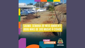 Semana do Meio Ambiente doou mais de 300 mudas à cidade de Jaboticabal
