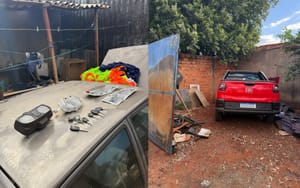 Polícia Militar apreende desmanche ilegal com veículos furtados no Jardim Palocci