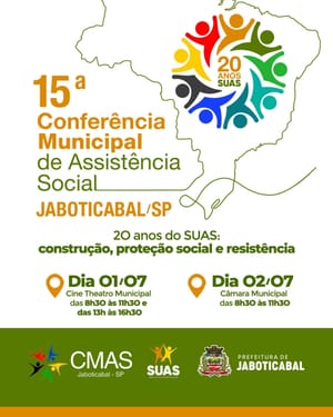 Jaboticabal recebe 15ª Conferência Municipal de Assistência Social com foco nos 20 anos do SUAS