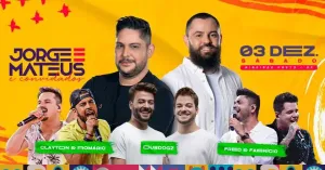 Jorge e Mateus anunciam show especial em Ribeirão Preto para dezembro