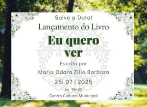 Centro Cultural de Santa Rosa de Viterbo recebe lançamento do livro 'Eu quero ver' com enfoque em devocionais bíblicos