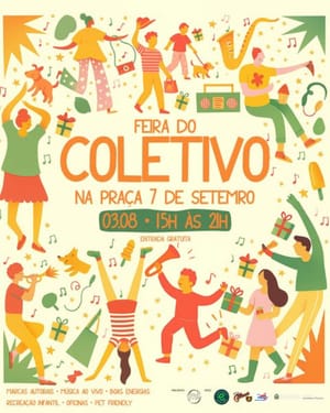 Feira do Coletivo reúne 40 marcas e atrações para todas as idades em Ribeirão Preto neste domingo