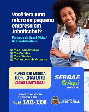 Jaboticabal abre inscrições para programa gratuito de consultoria empresarial