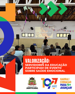 Jaboticabal realiza encontros para fortalecer resiliência emocional dos profissionais de apoio escolar