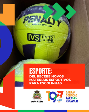 Jaboticabal reforça escolinhas esportivas com novos equipamentos para cerca de 600 alunos