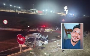 Jovem morre após perder controle e cair em dispositivo de retorno na Anhanguera em Guará