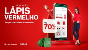 Liquidação de Inverno Lápis Vermelho segue com descontos de até 70% em dois shoppings de Ribeirão Preto