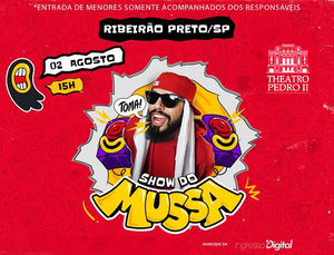 Mussa se apresenta em Ribeirão Preto com show que une rap e inclusão infantil